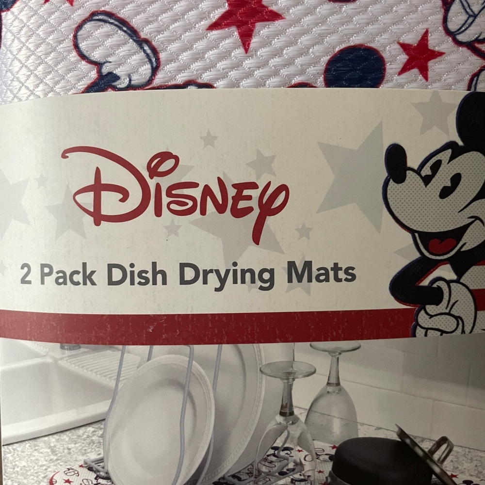 Disney Red and White Mickey Mouse Kitchen Towel - Picture 2 of 3
